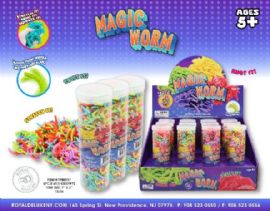 Magic Worm In Jumbo Tube Rainbow