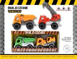 2pk Jumbo Construction Vehicle Crane And Dumb Truck