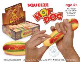Hot Dog Squeeze Toy
