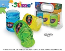3pk Slime Jars In Carry Case