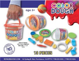Play Dough Pail With Cut Out Shapes