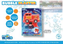 Fire Truck With Light And Sound Battery Bubble Gun