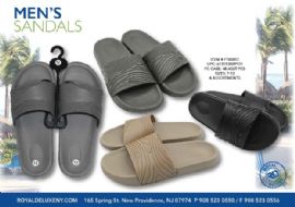 Mens Wavy Slide Sandal