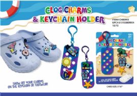 Clog Charms And Carabiner Keychain Holder Fun In The Sun Theme
