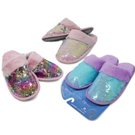Women's Reversible Sequin Slipper