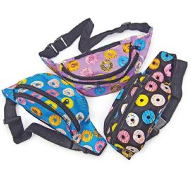 Fanny Pack Donut Design With 3 Pocket Zippers