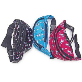 Fanny Pack Unicorn Design With 3 Pocket Zippers