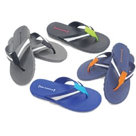 Boy's Slide Sandal With 2tone Strap