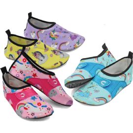 Girl's Unicorn Print Water Shoes
