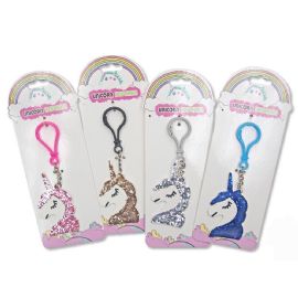 Unicorn Glitter Keychain