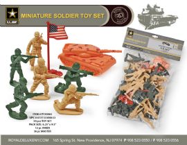 Us Army 50pcs Toy Soldier Bundle In Bag Pack