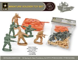 Us Army 20 Pc Toy Soldier Bag