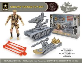 Us Army Boxed Toy Soldier & Vehicle Set