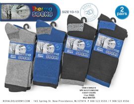 Men's 2pk Thermal Socks