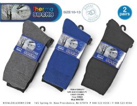 Men's 2pk Thermal Socks