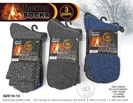 Men's 3pk Thermal Socks