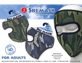 Printed Camo Water Resistant Ski Mask