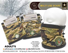 Us Army - Camouflage Multi Use Scarf - Eagle Emblem