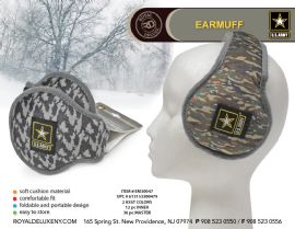 Us Army - Ear Muffs - Camouflage Print - Star Symbol