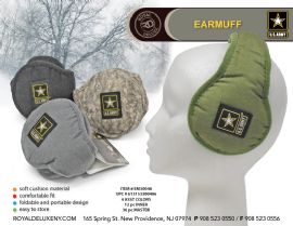Us Army - Ear Muffs - Corduroy Design - Solid & Camo Prints - Star Symbol
