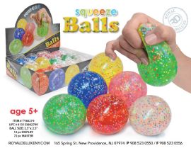 Squeeze Ball W/ Glitter