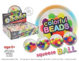 Colorful Bead Squeeze Ball