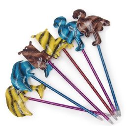 Animal Print Assorted Character Novelty Pen Pdq