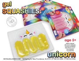 Unicorn Squashies In Window Box 10"x9"