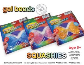 Gel Bead Squashies Bow In Foil Package 6"x6"