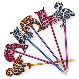 Animal Print & Safari Print Novelty Character Pens