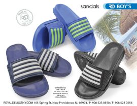 Boy's Slide Stripe Sandal