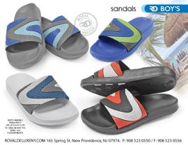 Boy's "wave" Slide Sandal