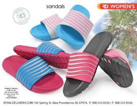 Women's Stripe Slide Sandal