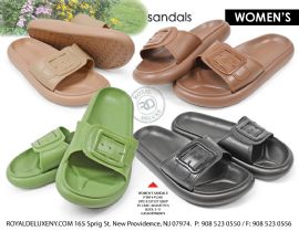 Womens Jumbo Buckle Sandal Comfort Base