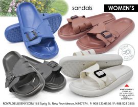 Womens Jumbo Buckle Sandal Comfort Base