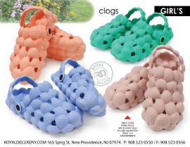 Girls Bubble Clogs