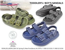 Toddler Boys Vecro Back & 2 Buckle Sandal