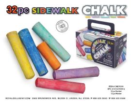 32 Pc Sidewalk Chalk In Box