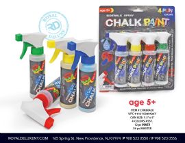 4 Pk Spray Paint Chalk