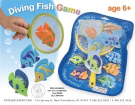Diving Fishing Set W/ Net And Fish