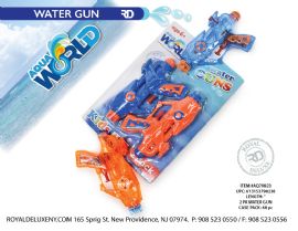 2 Pk Blister Water Gun