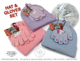2pk Unicorn Hat & Glove Set