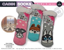 Girl's Sherpa Cabin Socks