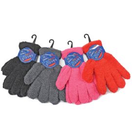 Women's Stretch Fuzzy Chenille Gloves