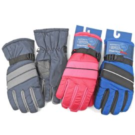 Women's Ski Gloves With Adjustable Buckle