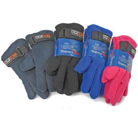 Children's Fleece Glove With Adjustable Buckle