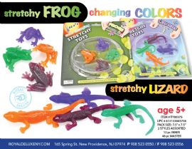 Stretchy Color Changing Lizard & Frog